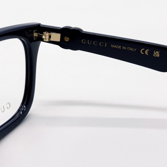 NEW GUCCI GG1536O 011 EYEGLASSES UNISEX BLUE EYEWEAR - Picture 8 of 9